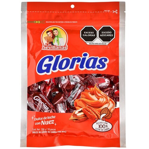 Gloria con Nuez 20 G con 10 Piezas Sevillanas