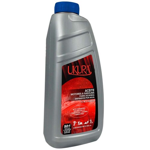 Aceite Ukura para Motor de 2 Tiempos 1 Lt. 50:1