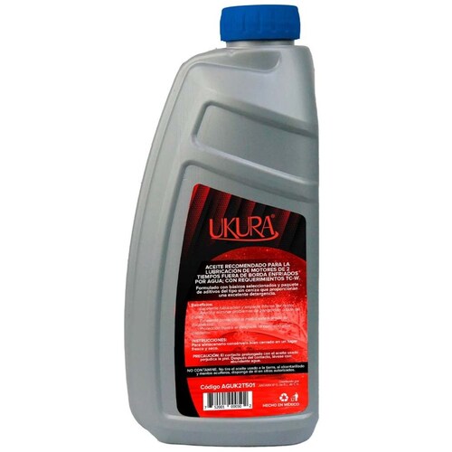 Aceite Ukura para Motor de 2 Tiempos 1 Lt. 50:1