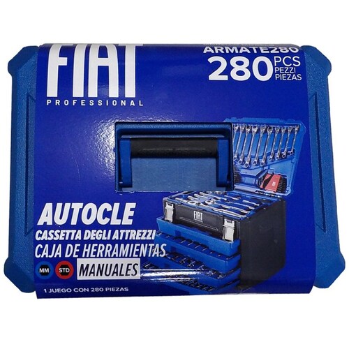 Autocle Fiat  280 Piezas Fiat  Professional