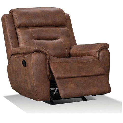 Sillón Reclinable con Mecedora Mustang Café Claro