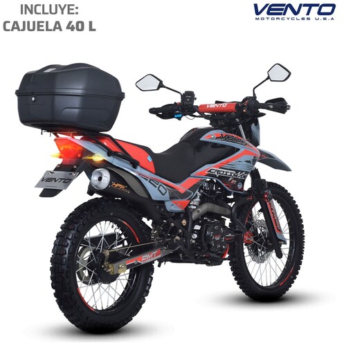 Motocicleta Vento Crossmax 220Cc Gris 2025