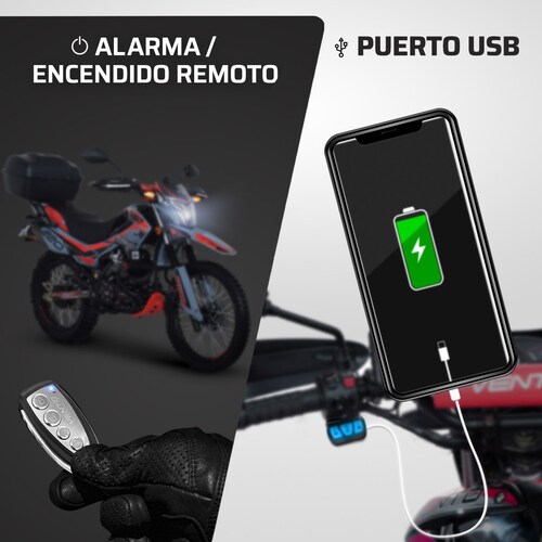 Motocicleta Vento Crossmax 220Cc Gris 2025