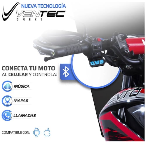 Motocicleta Vento Crossmax 220Cc Negro 2025