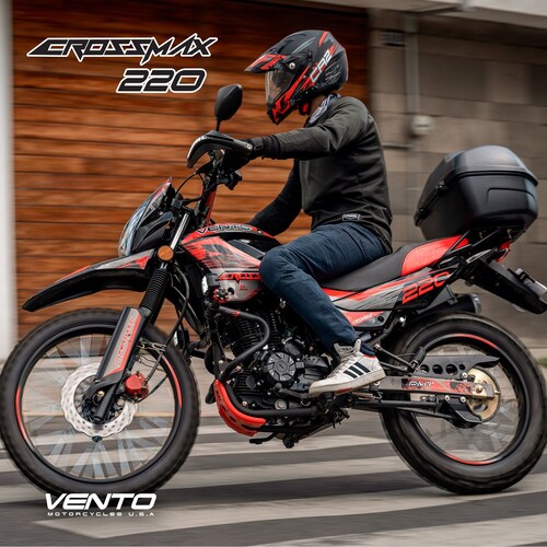 Motocicleta Vento Crossmax 220Cc Negro 2025