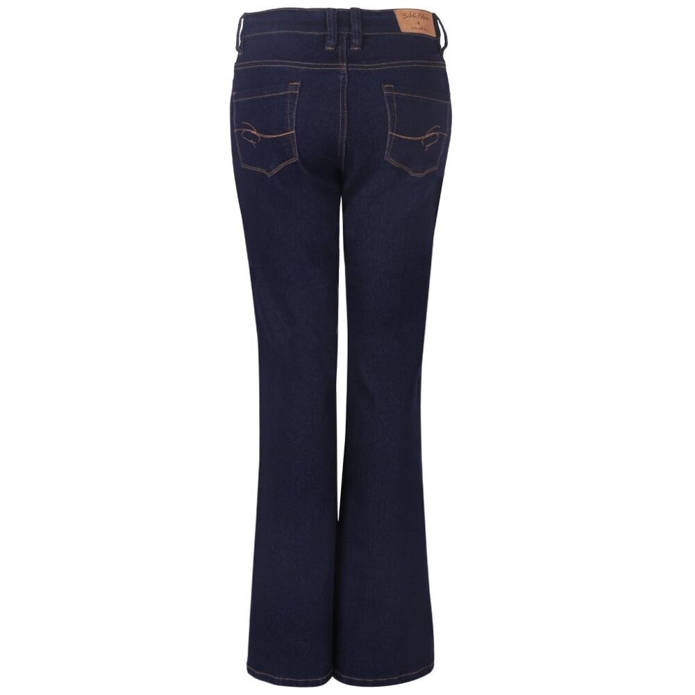 Jeans Corte Campana para Mujer Silver Plate