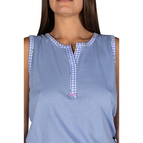 Pijama Sin Mangas con Short para Mujer J& Golmar Homewear