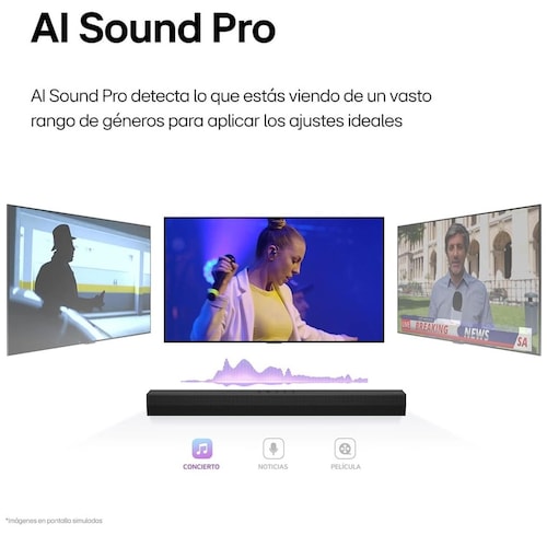 Barra de Sonido Lg  2.1 Canales S40T