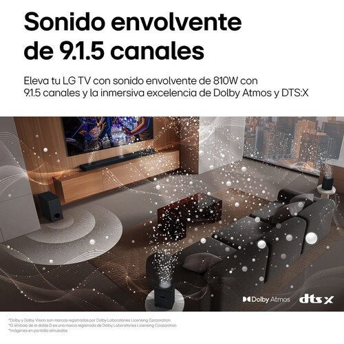 Barra de Sonido  LG 9.1.5 Canales S95Tr