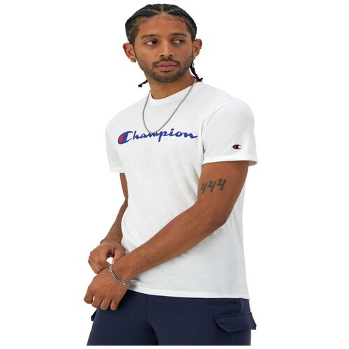 Playera Deportiva Playera Champion Blanca Hombre Playera Champion