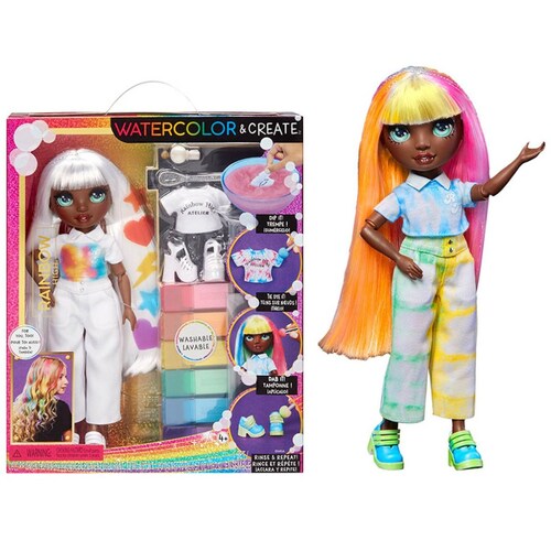 Muñeca Rainbow High Color Colorea y Crea