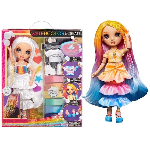 Muñeca Rainbow High Color Colorea y Crea