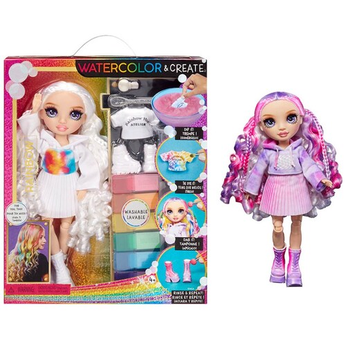 Muñeca Rainbow High Color Colorea y Crea