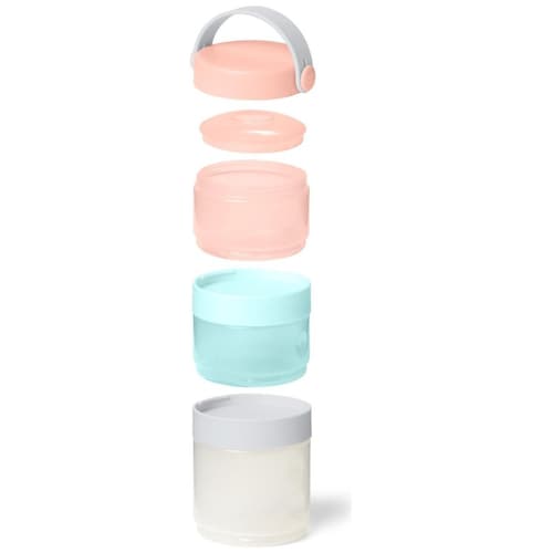 Contenedores Apilables para Comida Skiphop Multicolor
