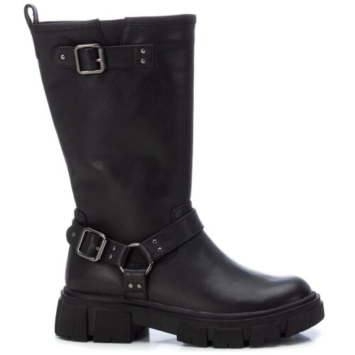 Bota Invernal con Hebillas 18-23 Negro para Niña Xti