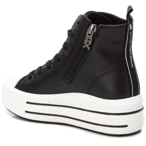 Tenis Bota con Agujeta 18-23 Negro para Niña Xti