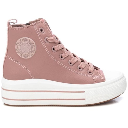 Tenis Bota con Agujeta Rosa 18-23 para Niña Xti