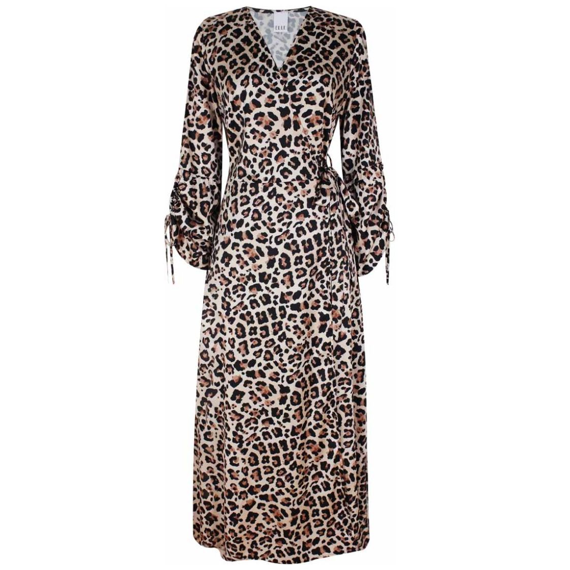 Vestido Largo Animal Print para Mujer Elle