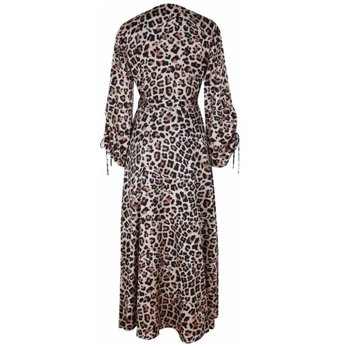 Vestido Largo Animal Print para Mujer Elle