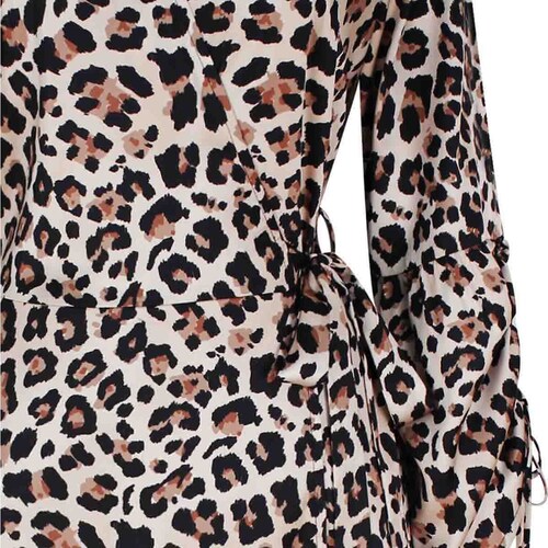 Vestido Largo Animal Print para Mujer Elle