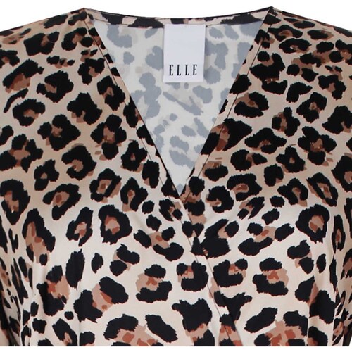 Vestido Largo Animal Print para Mujer Elle