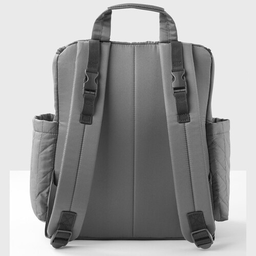 Mochila Pañalera Skiphop Forma Gris