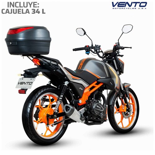 Motocicleta Vento Cyclone 210 Gris 2025