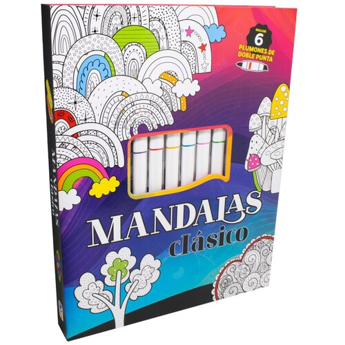 Cuentos Y Plumones Mandalas Clásico Novelty