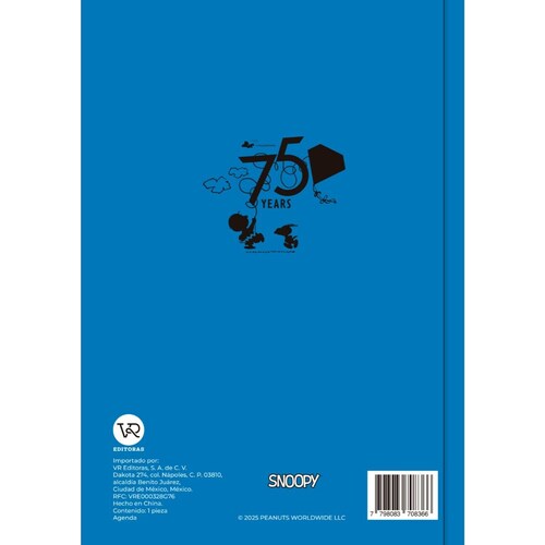 Agenda 2025 Snoopy Aniversario Vr Editoras