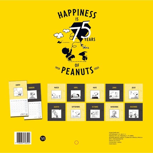 Calendario 2025 Snoopy Vr Editoras