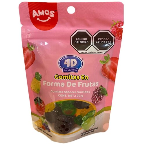 Gomitas Sabores Surtidos en Forma de Frutas