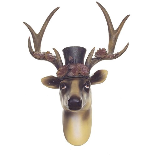 Cabeza de Reno con Sombrero 46Cm Gto