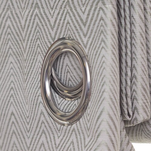 Cortina 1 Panel Menta Textura Triangulo 140X260 Home Living