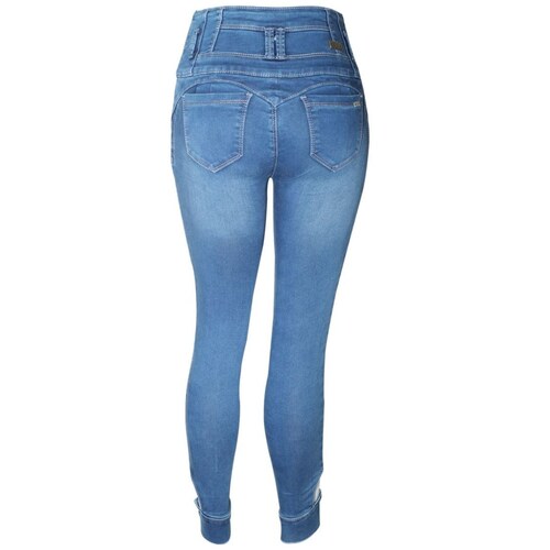 Jeans Ciclón Jeans Skinny Stone Bleach para Mujer