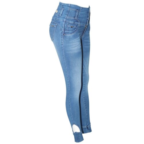 Jeans Ciclón Jeans Skinny Stone Bleach para Mujer