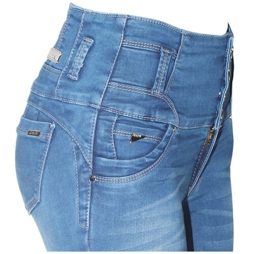 Jeans Ciclón Jeans Skinny Stone Bleach para Mujer