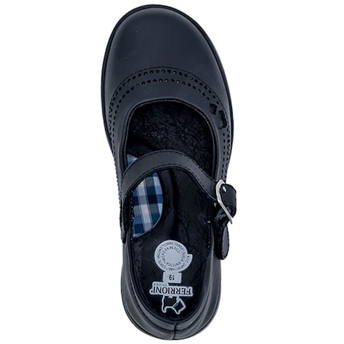 Zapato Escolar con Hebilla 22-25 Negro para Niña Ferrioni