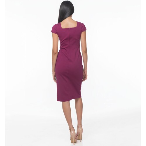 Vestido Liso con Abertura para Mujer Sbh By Sarah Bustani