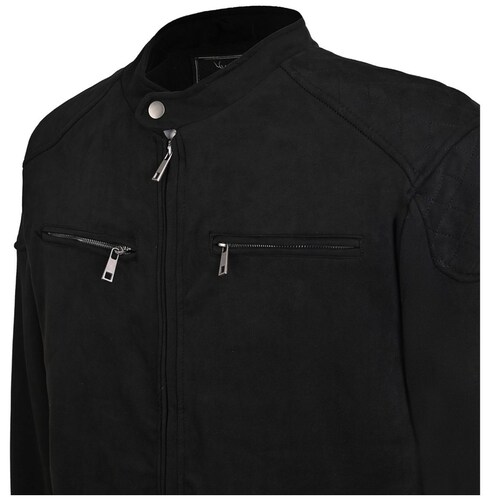 Chamarra Bomber Gamuza para Hombre Plus Giovanni Gali