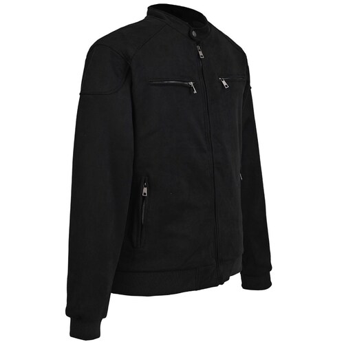 Chamarra Bomber Gamuza para Hombre Plus Giovanni Gali