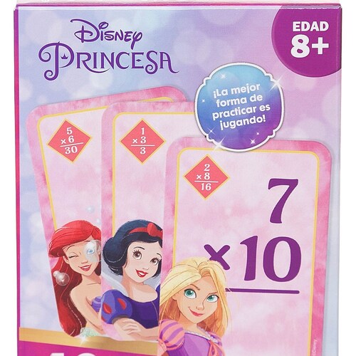 Flash Cards Multiplicaciones Princesas Novelty