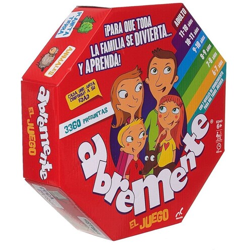 Juego de Mesa en Familia Abremente Caja de Cartón  Novelty