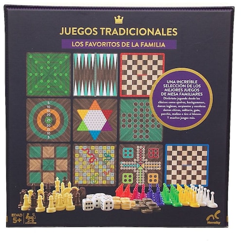 Set de Juegos 50 en 1 Foil Caja de Cartón Novelty