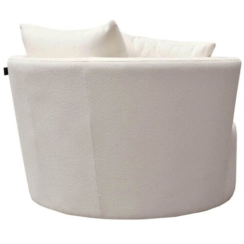 Sillón Ocasional Ingrid Tela Blanco Liz