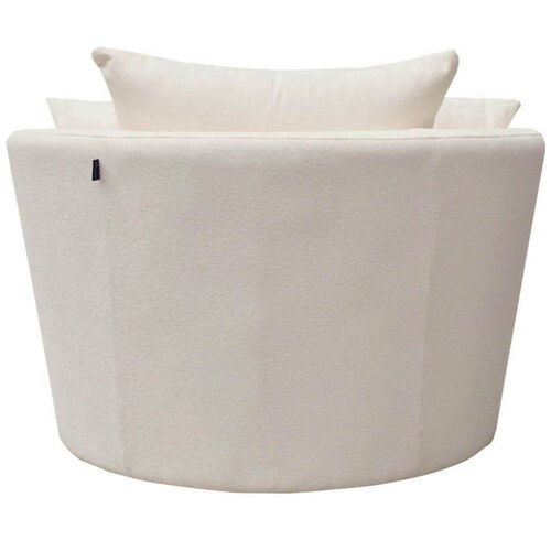 Sillón Ocasional Ingrid Tela Blanco Liz