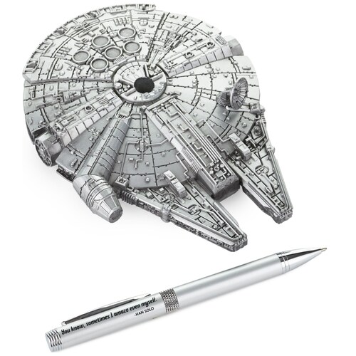 Accesorio de Escritorio Halcón Milenario de Star Wars con Bolígrafo Hallmark