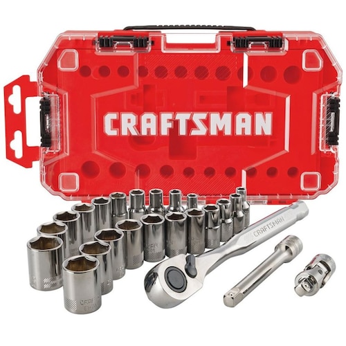 Juego de Herramientas Mecánicas 1/4 24 Piezas Craftsman