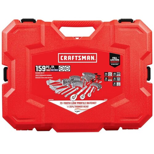 Juego de Herramientas Mecánicas 159 Piezas Craftsman