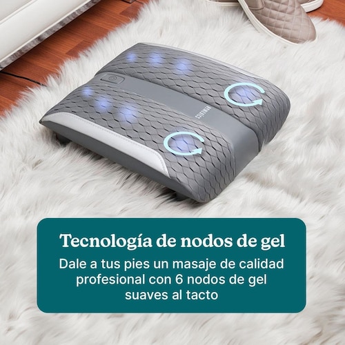 Masajeador de Pies Shiatzu con Gel  de Tacto Suave  Fms-273H-Ca Homedics