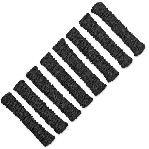 Ligas Unbreakable Negras Scunci 8 Pzas